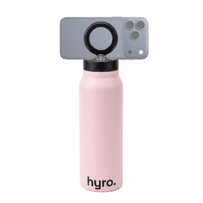 HYRO One - butelka termiczna z magnetycznym uchwytem jako statyw